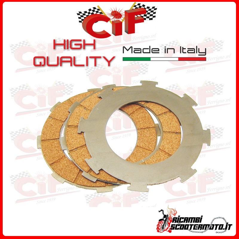 3-PIECE CLUTCH DISC SET PIAGGIO VESPA PE 200