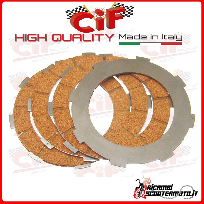 3-PIECE CLUTCH DISC SET PIAGGIO VESPA PX 125