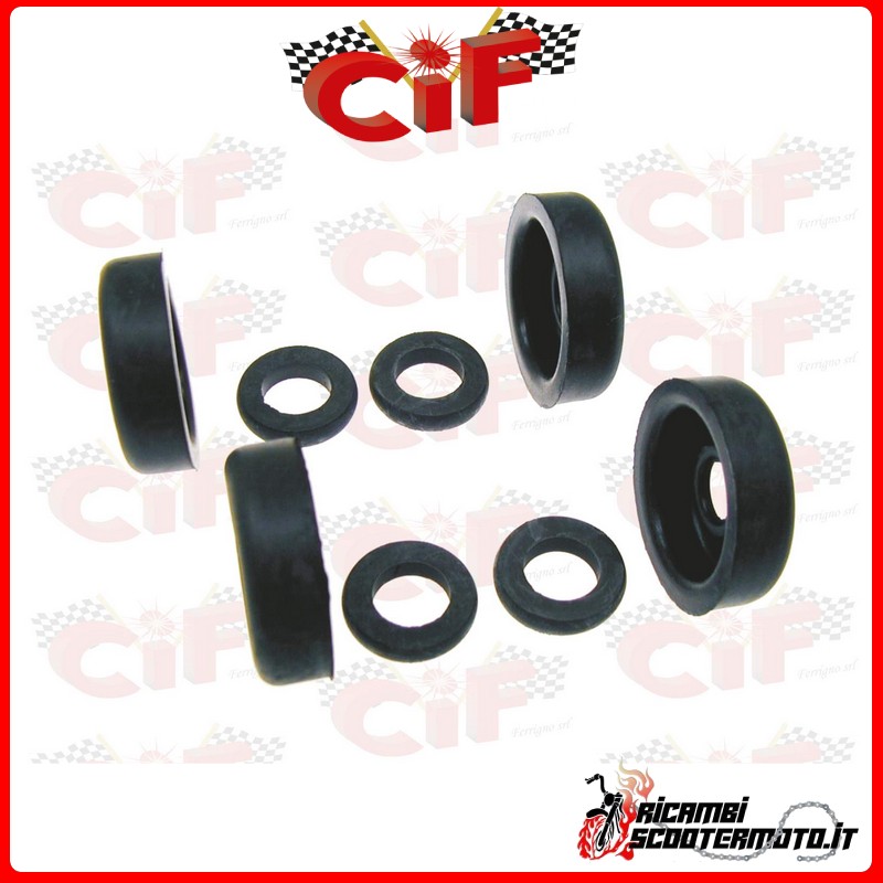 REAR BRAKE CYLINDER RUBBER SET PIAGGIO APE POKER (BENZINA E DIESEL)