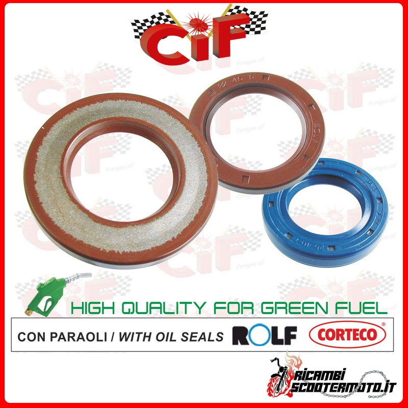 ENSEMBLE DE JOINTS D'HUILE MOTEUR PIAGGIO APE MP 501 1982 1996