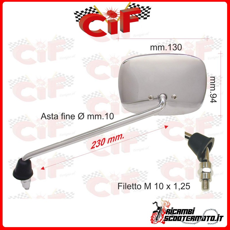 RIGHT MIRROR PIAGGIO BEVERLY 250