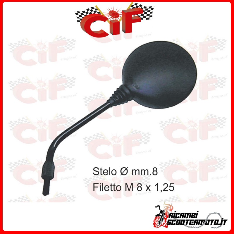 RIGHT MIRROR APRILIA SCARABEO