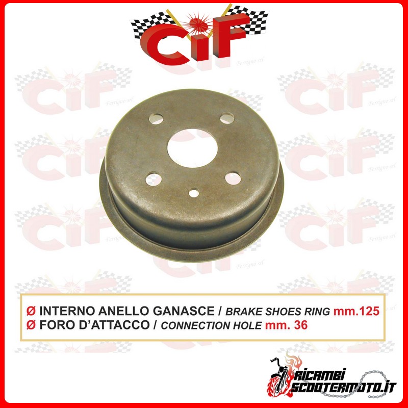 FRONT BRAKE DRUM PIAGGIO PIAGGIO VESPA 50