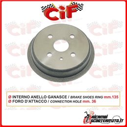 REAR BRAKE DRUM PIAGGIO PIAGGIO VESPA 50