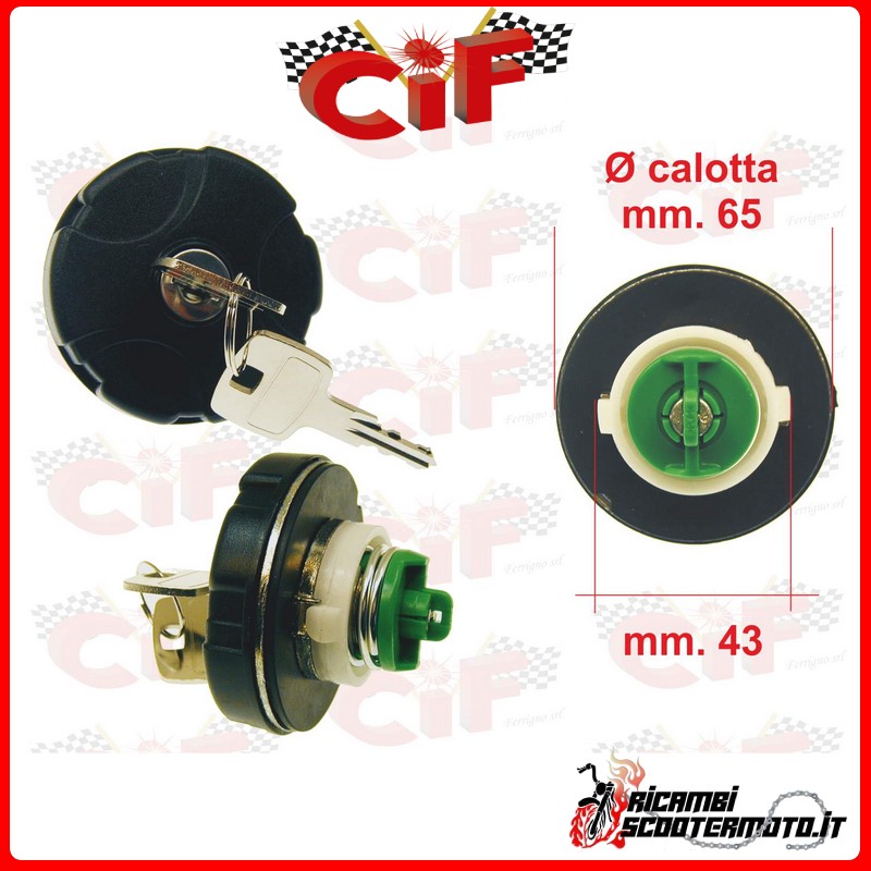 TAPA DEL TANQUE DE COMBUSTIBLE PIAGGIO APE 50 RST MIX 50 (1999-2003)