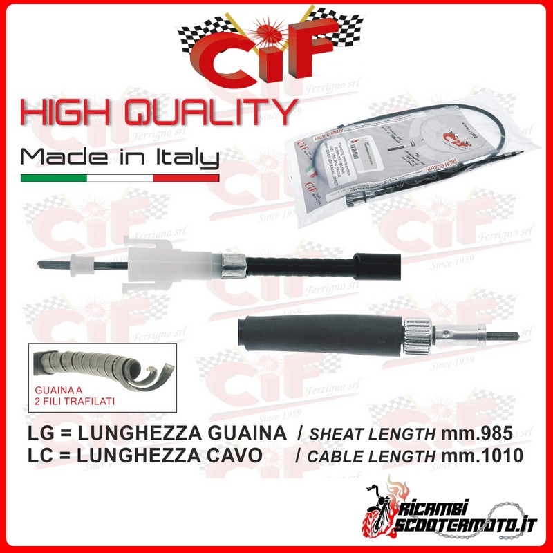 ODOMETER TRANSMISSION APRILIA SCARABEO 125