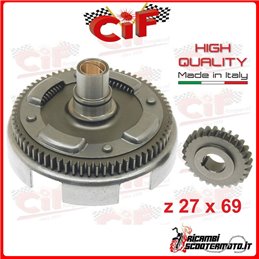 TRANSMISSION PRIMAIRE z 27x69 DENTS DROITES AVEC COUSSIN PIAGGIO VESPA 125 PRIMAVERA