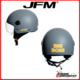 DEMIJET HELMET MATT ANTHRACITE SIZE L