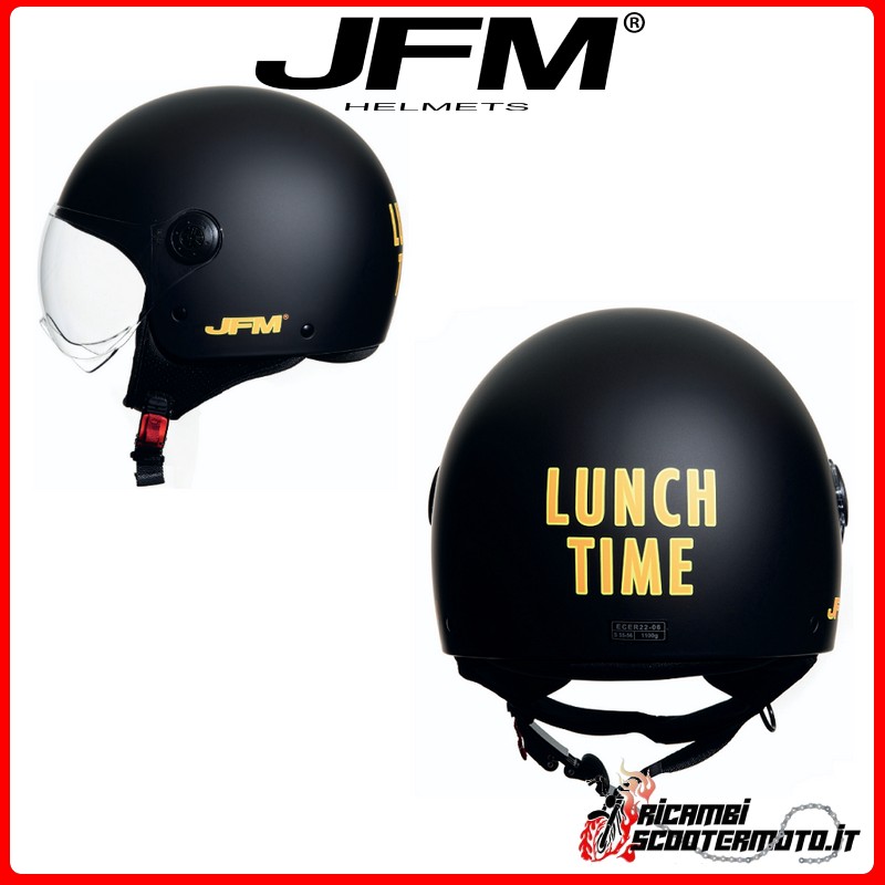 MATT BLACK DEMIJET HELMET SIZE XS