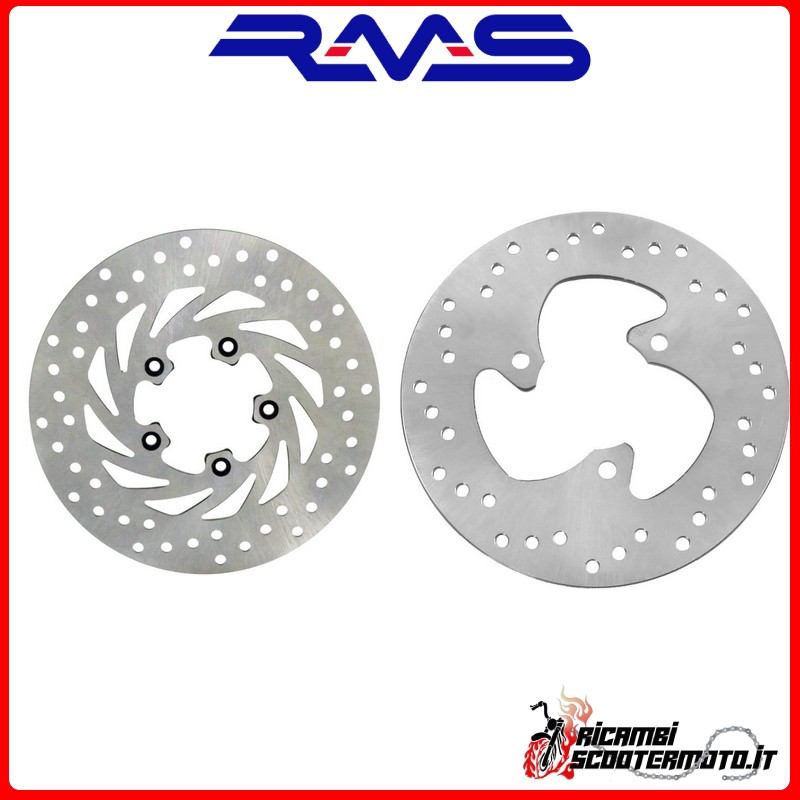 RMS FRONT + REAR BRAKE DISC KIT APRILIA Scarabeo 50 1998-1998