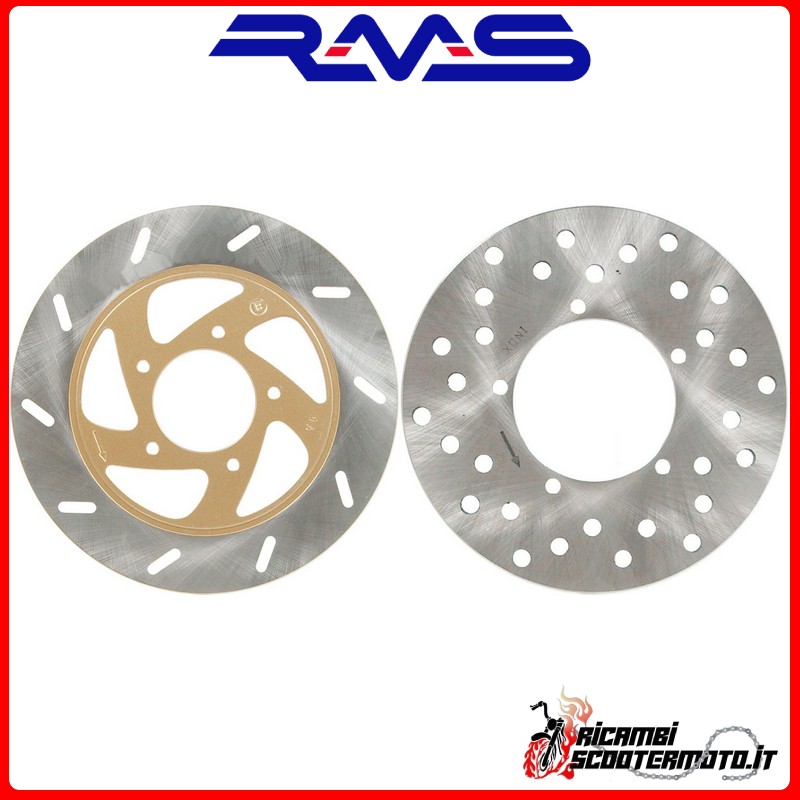 RMS FRONT + REAR BRAKE DISC KIT PIAGGIO Nrg Extreme 50 1999-2000