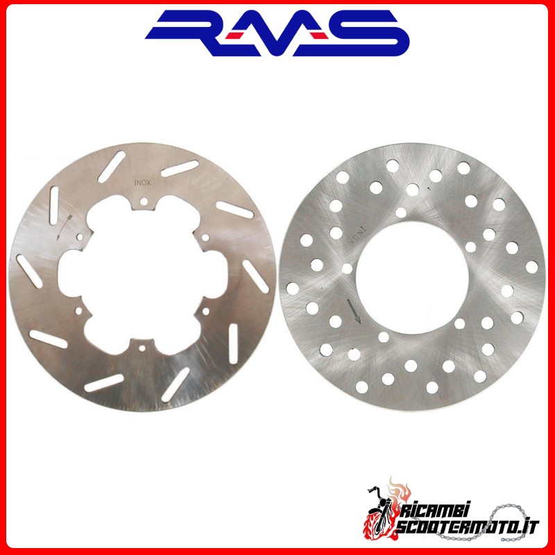 KIT DE DISCO DE FRENO DELANTERO + TRASERO RMS PIAGGIO Nrg Power Dd 50 2005-2005
