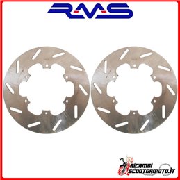 KIT DE DISCO DE FRENO DELANTERO + TRASERO RMS PIAGGIO Vespa Granturismo 125 2003-2005