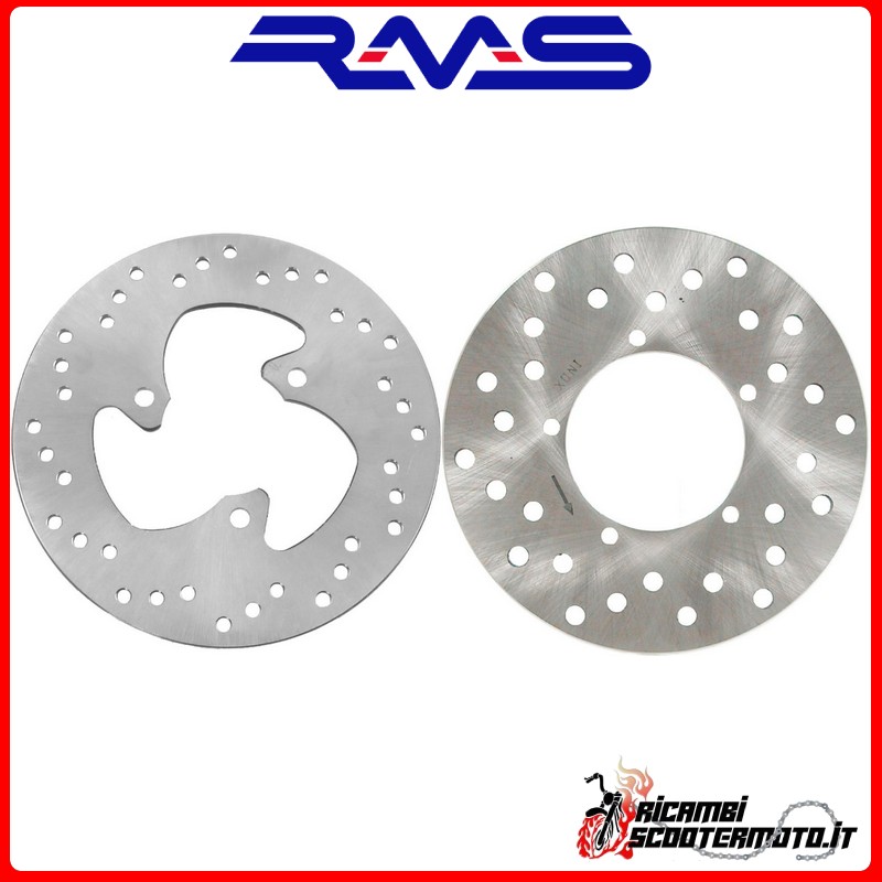 KIT DE DISCO DE FRENO DELANTERO + TRASERO RMS PIAGGIO Nrg Rst Mc2 50 1996-1998