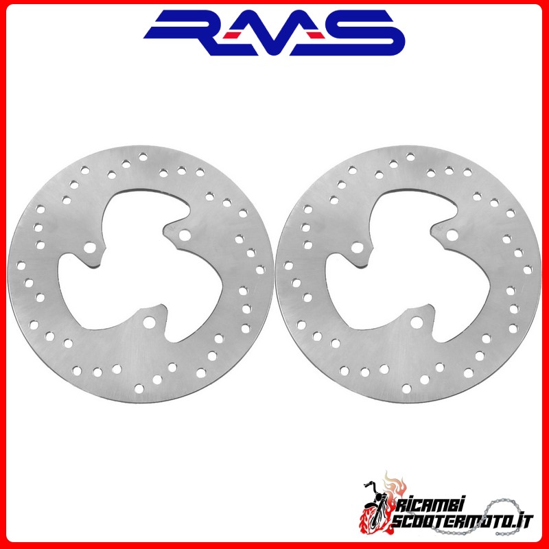 RMS FRONT + REAR BRAKE DISC KIT APRILIA Rally Liquid Cooled 50 1996-1999 RMS FRONT + REAR BRAKE DISC KIT APRILIA Rally Liquid Cooled 50 1996-1999