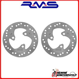 RMS FRONT + REAR BRAKE DISC KIT MBK Yq L Nitro Jaguar 50 2004-2004