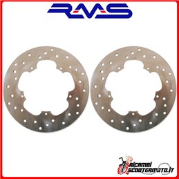 KIT DISQUES DE FREIN AVANT + ARRIÈRE RMS PIAGGIO X9 125 2001-2002