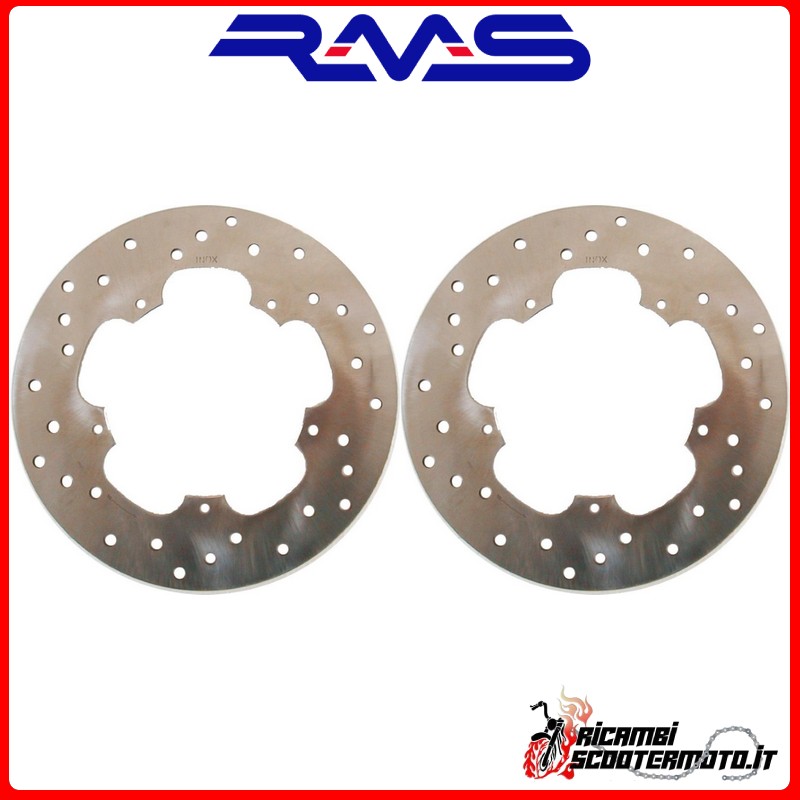 RMS FRONT + REAR BRAKE DISC KIT PIAGGIO X9 125 2001-2002