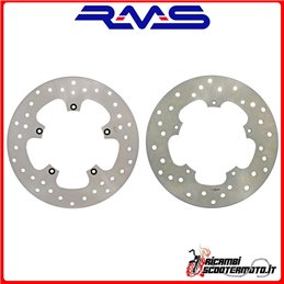 RMS FRONT + REAR BRAKE DISC KIT PIAGGIO X7 Euro 3 125 2008-2008