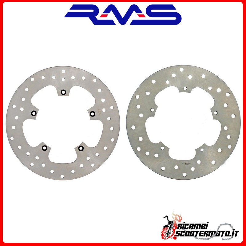 RMS FRONT + REAR BRAKE DISC KIT PIAGGIO X7 Euro 3 125 2008-2008