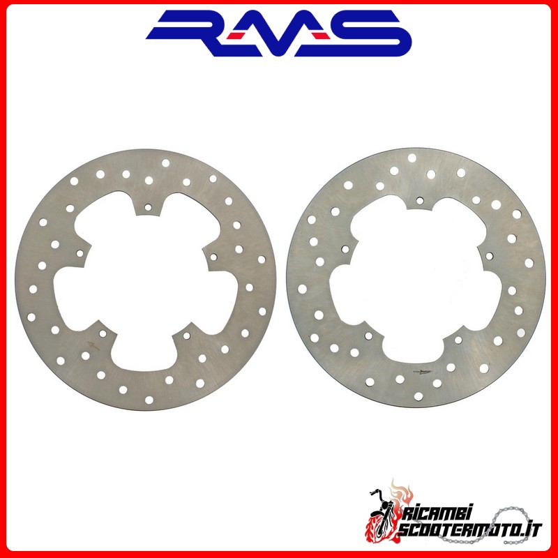 RMS FRONT + REAR BRAKE DISC KIT PIAGGIO Beverly 500 2002-2006