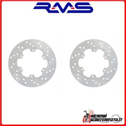 KIT DISQUES DE FREIN AVANT + ARRIÈRE RMS PIAGGIO Vespa Granturismo 125 2003-2005