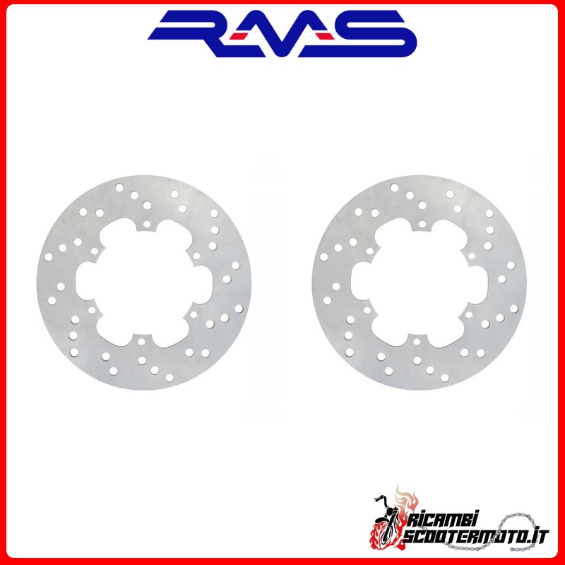 RMS FRONT + REAR BRAKE DISC KIT PIAGGIO Vespa Granturismo 125 2003-2005