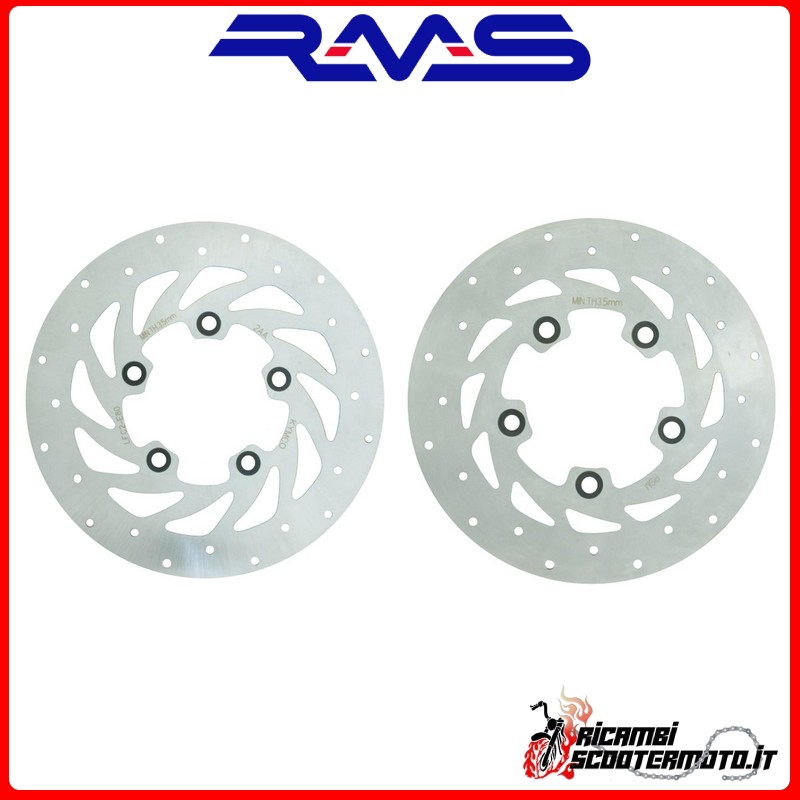 RMS FRONT + REAR BRAKE DISC KIT KYMCO Agility Plus 125 2014-2014 RMS FRONT + REAR BRAKE DISC KIT KYMCO Agility Plus 125 2014-2014