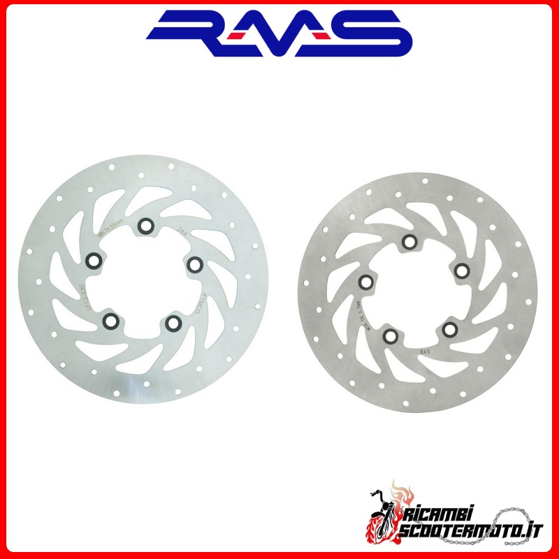 RMS FRONT + REAR BRAKE DISC KIT KYMCO People S Dd Euro3 125 2007-2008