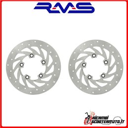 RMS FRONT + REAR BRAKE DISC KIT KYMCO People Lc 250 2003-2004
