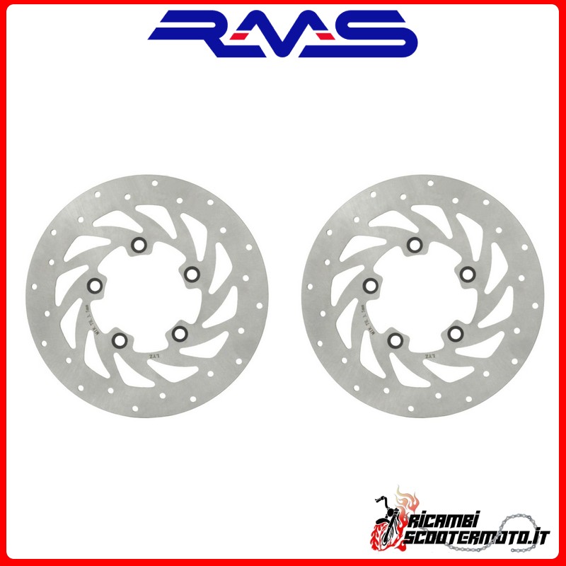 RMS FRONT + REAR BRAKE DISC KIT KYMCO People Lc 250 2003-2004