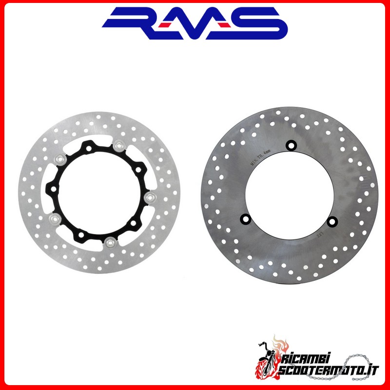 RMS FRONT + REAR BRAKE DISC KIT YAMAHA Yp400Ra X-Max 400 2018-2018