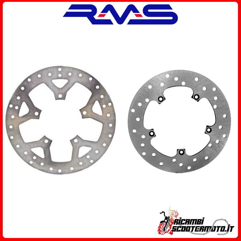 KIT DE DISCO DE FRENO DELANTERO + TRASERO RMS PEUGEOT Geopolis 400 Ie Evolution Urban Abs 400 2010-2012
