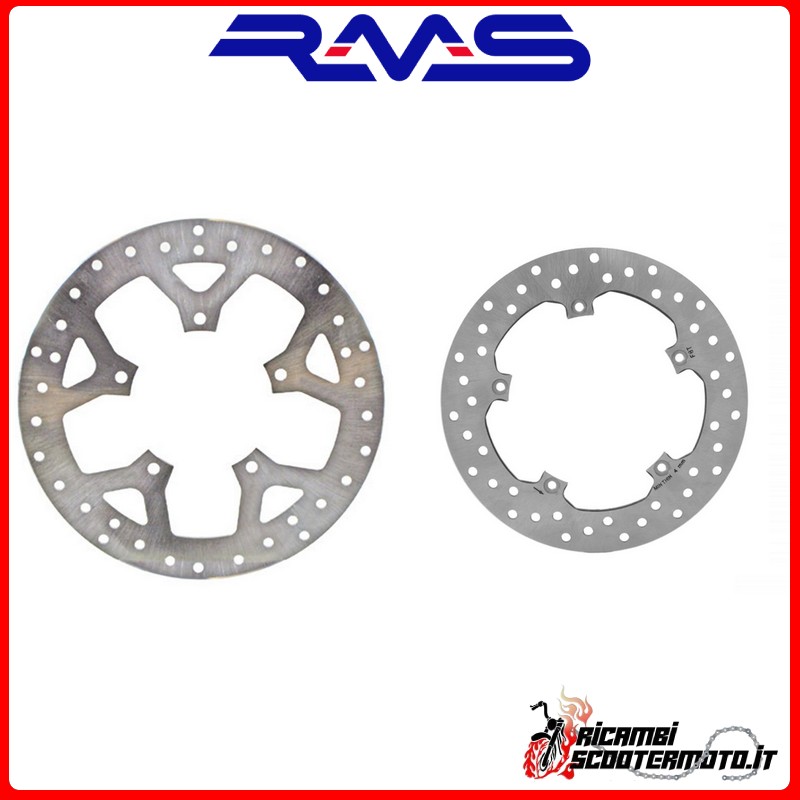 KIT DE DISCO DE FRENO DELANTERO + TRASERO RMS PEUGEOT Geopolis 300 Ie Geostyle 300 2011-2012