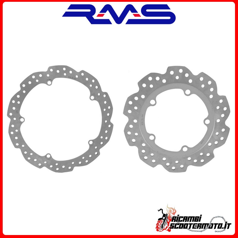 RMS BREMSSCHEIBENSATZ VORNE + HINTEN HONDA Ctx 700 D Dct Halbverkleidung Abs 700 2014-2017