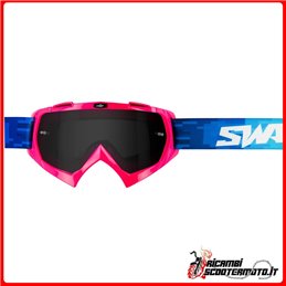 MÁSCARA DE PÍXEL ROSA + LENTE AHUMADA DE CROSS SWAP