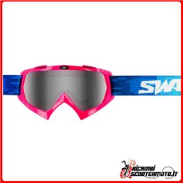 CROSS SWAP'S PIXEL PINK GOGGLE + SILBERNE IRIDIUMLINSE
