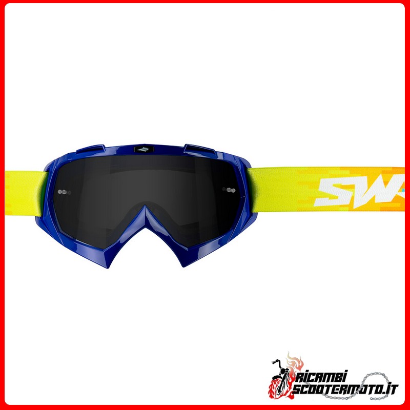 CROSS SWAP'S PIXEL BLUE MASK + SMOKE LENS CROSS SWAP'S PIXEL BLUE MASK + SMOKE LENS
