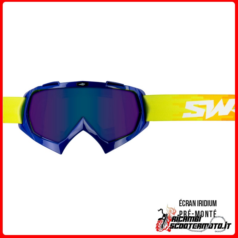 CROSS SWAP'S PIXEL BLUE GOGGLE + BLUE IRIDIUM LENS CROSS SWAP'S PIXEL BLUE GOGGLE + BLUE IRIDIUM LENS