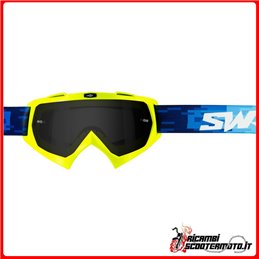 MÁSCARA DE PÍXEL AMARILLO + LENTE AHUMADA DE CROSS SWAP