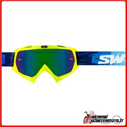 CROSS SWAP'S PIXEL YELLOW MASK + GREEN IRIDIUM LENS