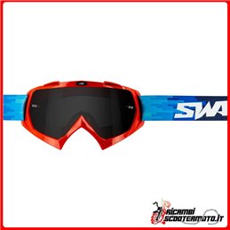 MASQUE ROUGE PIXEL DE CROSS SWAP + LENTILLE FUMÉE