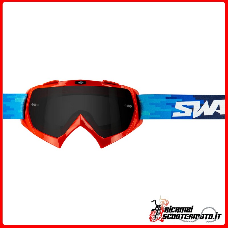 CROSS SWAP'S PIXEL RED MASK + SMOKE LENS CROSS SWAP'S PIXEL RED MASK + SMOKE LENS