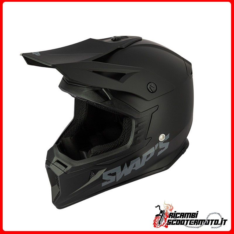 INTERCAMBIOS DE CASCO CROSS - BLUR S818 NEGRO MATE TALLA L