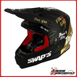 CASCO CROSS SWAPS - S849 2FASTER GASOLINA TALLA M