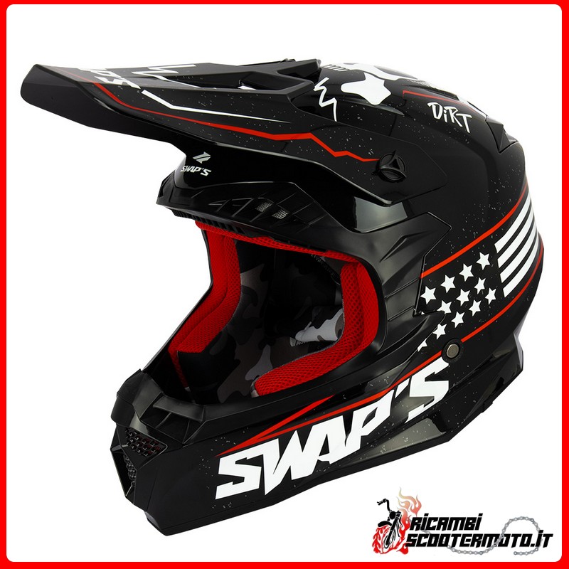 INTERCAMBIOS DE CASCO CRUZADO - S849 2FASTER SATAN TALLA S
