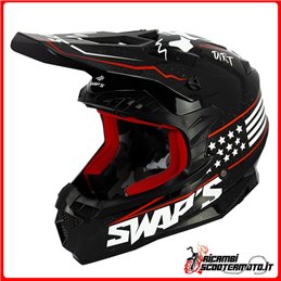 INTERCAMBIOS DE CASCO CRUZADO - S849 2FASTER SATAN TALLA XL