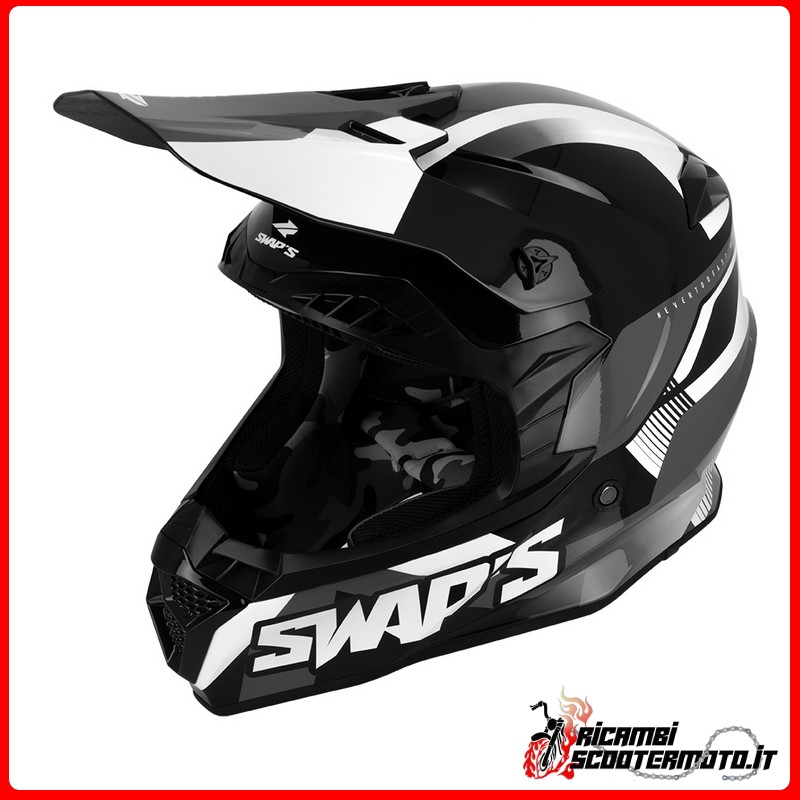 INTERCAMBIOS DE CASCO CROSS - S849 2FASTER GRIS TALLA S