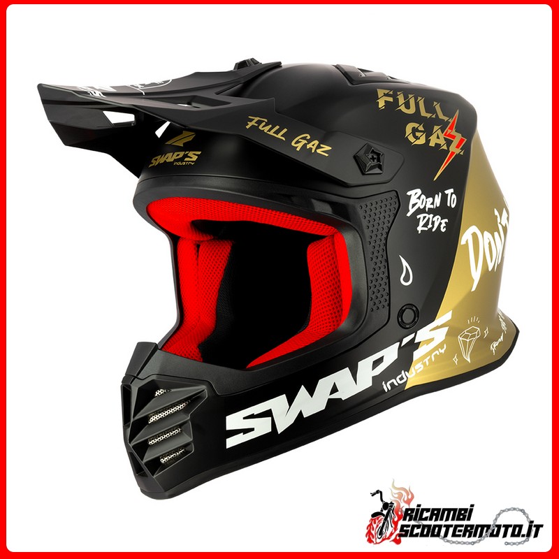 INTERCAMBIOS DE CASCO CROSS PARA NIÑOS - S886 ROCK'IT FULL GAZ TALLA L INTERCAMBIOS DE CASCO CROSS PARA NIÑOS - S886 ROCK'IT FULL GAZ TALLA L