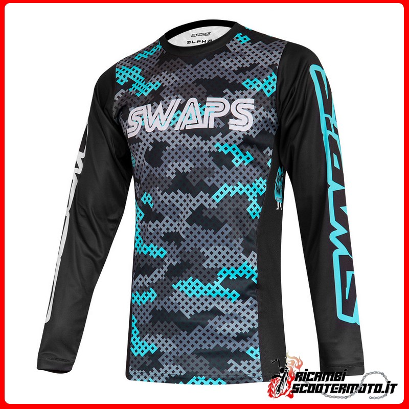 SUÉTER CROSS SWAPS - CAMUFLAJE AZUL TALLA L